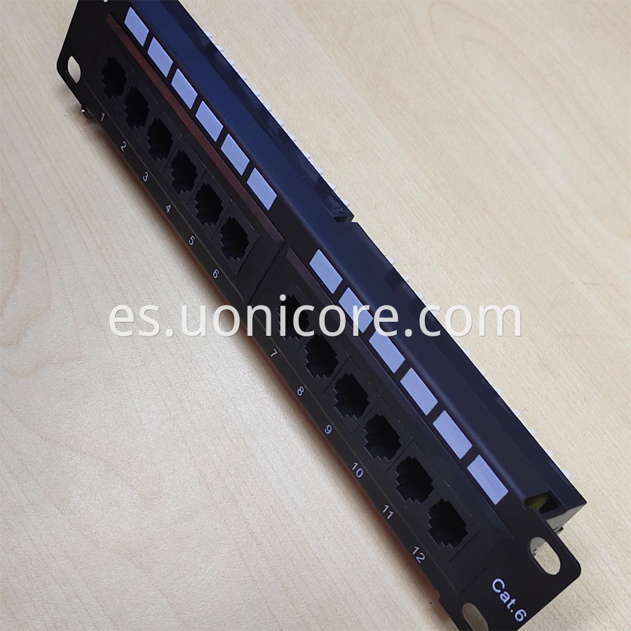 10 inch rack mount 12 port patch panel